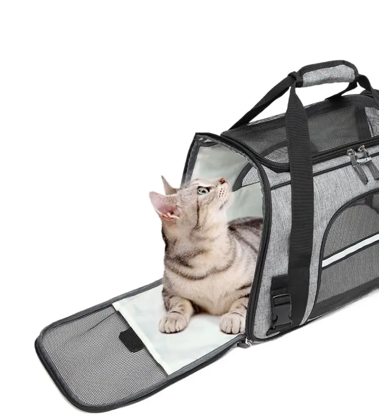 Airline Approved Soft-sided Portable Pet Bag Travel Carrier Cat Carrying Bag