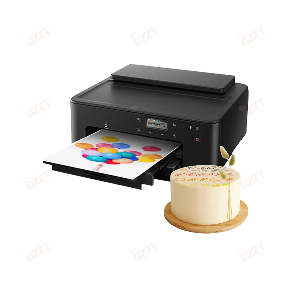 Printer tinta 3d personal A4 dapat dimakan 32 bahasa, Printer memanggang Digital kue gambar foto makanan mesin Printer kue