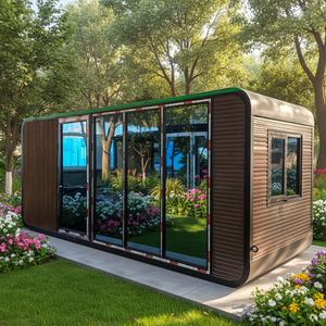 Casa Prefabricada Económica de Paneles Sándwich, Mini Cabaña Tipo Apple, Construcción Rápida, Portátil, de 20 Pies/40 Pies, Oficina Tipo Cápsula, Impermeable, Taller Exterior - Product Image 1