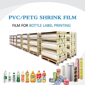 Transparent Soft PVC Shrink Sleeve Film For Printing Labels