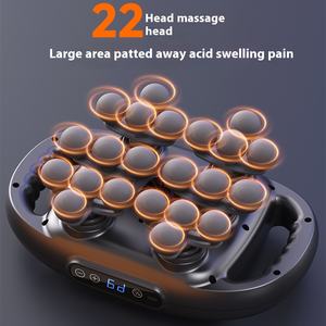 2025 masaje tejido profundo cuerpo eléctrico músculo 22 cabezas pistola de masaje alta percusión vibración espalda cuello - Product Image 3
