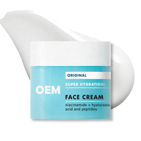 Crème Peptidique Hydratante Personnalisée OEM Anti-Âge Raffermissante Réparatrice Éclaircissante Soin Visage