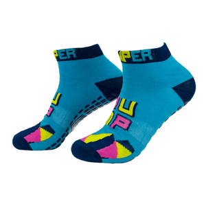 Chaussettes de <span class=keywords><strong>trampoline</strong></span> pour enfants, chaussettes antidérapantes pour le sol, chaussettes de sport respirantes antidérapantes pour parc de rebond - Product Image 1