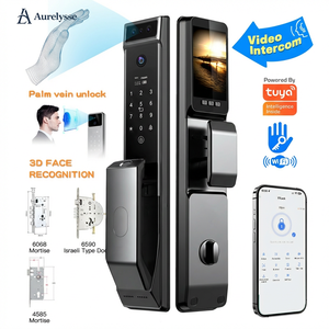 Cerradura Biométrica Aurelysse sin Contacto para Palma de la Mano con Verificación Subdérmica y Seguridad Anti-Clonación para Villas de Lujo Exclusivas - Product Image 1