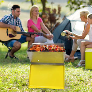 Fabricant Offre Spéciale Gril de table pliant à charbon de bois Barbecue de camping en plein air Mini grils de barbecue portables - Product Image 6