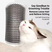 Grattoir pour chat, brosse de toilettage auto-nettoyante, brosse texturée pour enlever les poils, brosse de massage pour le visage, jouet de toilettage pour animaux de compagnie, fournisseur en gros