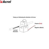 Transformador de Corriente de Núcleo Dividido (CT) 100A-600A 5A 1A, Bobinado de Cobre, Bucle Abierto, 45-65Hz, Clase 0.5 para Medidor de Energía de Bajo Voltaje