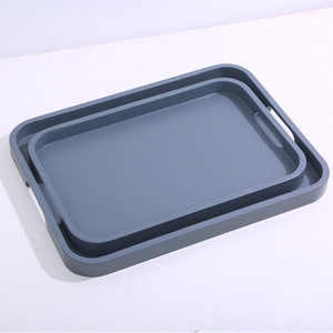 ถาดเสิร์ฟทรงสี่เหลี่ยม สีพื้น รุ่น GN006 สำหรับชา กาแฟ อาหารโรงแรม - Product Image 4
