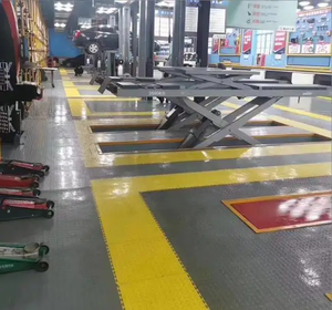 กระเบื้องพื้นพีวีซีแบบประสานกับโรงรถพื้นพลาสติกพีวีซีเป็นมิตรกับสิ่งแวดล้อม - Product Image 6