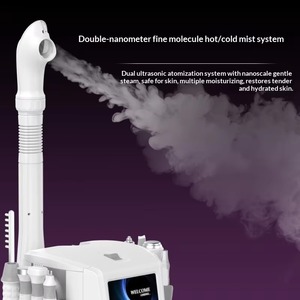 Nueva Máquina Facial Vertical Multifuncional con Ondas Polares EMS, Doble Nano <span class=keywords><strong>Spray</strong></span>, Ultrasónico, Importación de Productos, Equipo para Exfoliar Piel Muerta - Product Image 3