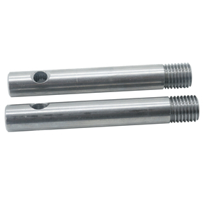 Goupille à fourche filetée extérieure et intérieure en acier inoxydable, goupille cylindrique avec trou de fixation latéral, usinage CNC - Product Image 3
