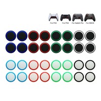 Remplacement de la manette analogique en silicone pour PS5 PS3/PS4 pour les manettes Xbox One Accessoires de jeu avec poignée de pouce Joystick