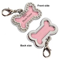 Vente en gros de colliers anti-perte pour animaux de compagnie, tendance et personnalisables, ornés de strass, pour chats et chiens