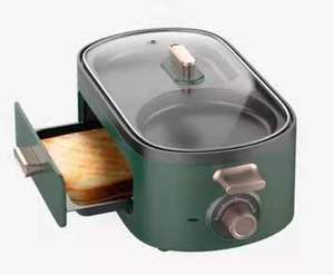 เครื่องทำแซนวิชซีเรียลไฟฟ้าขนาดเล็กสำหรับโรงแรมเครื่อง<span class=keywords><strong>ทำ</strong></span>อาหารเช้าแบบจับเวลาไฟเตาอบเครื่องปิ้งขนมปังอเนกประ<span class=keywords><strong>ส</strong></span>งค์ - Product Image 4