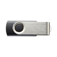 Hadiah Promosi Kustom Murah Logam Putar Warna-warni 2GB 4GB 8GB 16GB 32GB 64GB USB Flash Drive 2.0 Logo Kustom Cetak Pendrive