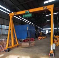Mini cadre portatif de grue de portique pour la manipulation matérielle flexible d'atelier