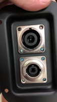 Connecteurs Speakon 4pin/8Pin femelle prise d'alimentation 4 trous carrés pour haut-parleur de scène audio haut-parleur amplificateur plaque jonction