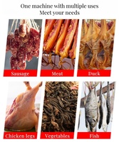 Séchoir à saucisses rotatif en acier inoxydable pour saucisses de canard fumées et conservées, séchoir à saucisses domestique, séchoir à saucisses et à aliments