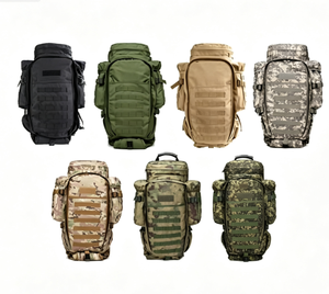 Waterproof Polyester <b>Large</b> Capacity 56-75L Long Outdoor Camping Hiking Backpack Soft Handle Zipper Storage <b>Rucksack</b> - Product Image 1