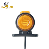 BB2647 Mini LED feux de position latéraux lampe de signalisation de dégagement de Position arrière latérale rouge blanc ambre 12/24V pour camion remorque camion