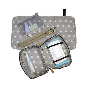 Sac <span class=keywords><strong>à</strong></span> bandoulière pour femme Imprimé léopard Sac <span class=keywords><strong>à</strong></span> <span class=keywords><strong>langer</strong></span> avec <span class=keywords><strong>matelas</strong></span> <span class=keywords><strong>à</strong></span> <span class=keywords><strong>langer</strong></span> portable - Product Image 3