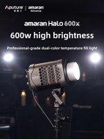 [Nouvel Arrivage] Lumière d'appoint vidéo professionnelle Halo 600x 610W à température de couleur réglable pour le tournage en direct