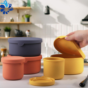 Vente en gros de boîte à lunch Bento classique en silicone souple personnalisée Gadgets de cuisine chauffants réutilisables de qualité alimentaire écologiques pour la cuisine - Product Image 6