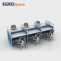 EGROspace – Bureau de travail moderne à double face en bois, modèles de mobilier, cloison de séparation pour bureau