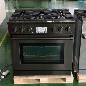 36 Inch 5.5 cu. ft. PVD Black Caoted Anti-Fingerprinted Electric <b>Stove</b> Oven, TFT Control Panel, Seamless Welded Oven Interior - Product Image 2