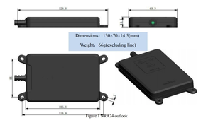 Sensor de <span class=keywords><strong>Radar</strong></span> de Onda Milimétrica FMCW NRA24 para Control de Vuelo Ardupilot Pixhawk con Alcance de 200m para Seguimiento de Terreno - Product Image 3