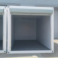 Garage modulaire de 10 pieds et 20 pieds, garage de stockage préfabriqué personnalisable