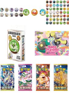 Pokemoned Métal Magnétique Autocollant Ensembles Padian Thème Portable Table Jeu pour Enfant Papier Jeux de Société Boîte Aveugle Csv3c Csv4c en Stock - Product Image 2