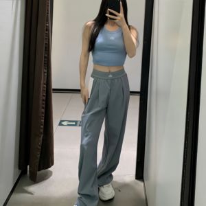 Pantalones Casuales de Yoga de Cintura Alta y Pierna Ancha, Diseño Personalizado de Alta Calidad Aolo, para Diseñadores Senior DLB - Product Image 3