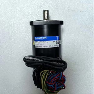 Motor de CC Japonés T730-012EL8 300W 75V 5.2A 2500 RPM Eficiencia IE2 Montaje de Brida para Cortadora de Marco 80mm Negro T730-01 - Product Image 1