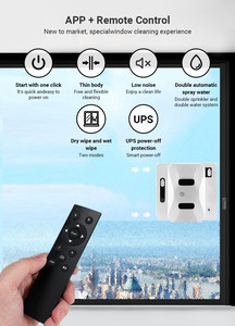 <span class=keywords><strong>Robot</strong></span> eléctrico automático de limpieza de ventanas para interiores y exteriores, limpiador de vidrio para el hogar con <span class=keywords><strong>control</strong></span> remoto - Product Image 6