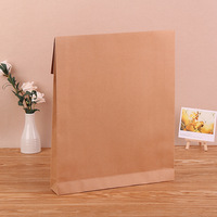Enveloppe en papier épais écologique avec logo personnalisé, emballage simple en papier kraft blanc et noir, sac d'expédition pour la livraison