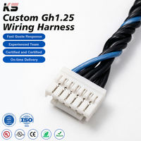 GH1.25 6Pin Terminal Adapter Inti Tembaga Elektronik 28AWG Kabel Harness Terpilin Rakitan