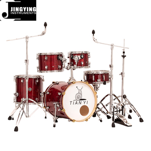 Set di Batteria Jingying 2024, Prezzo all'Ingrosso, 5 Tamburi 3 Piatti, Kit Batteria <span class=keywords><strong>per</strong></span> <span class=keywords><strong>Bambini</strong></span> in Betulla con Vernice al Forno, Dotato di Subwoofer - Product Image 1