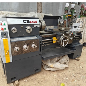 เครื่องกลึงโลหะแนวนอน CW6163B ความยาวแกนหมุน 1 เมตร แกนหมุน 500 มม. กำลัง 5.5 กิโลวัตต์ หัวจับดอกสว่านแบบ BT30 สำหรับงานเบา ราคาแข่งขัน รับประกัน 1 ปี - Product Image 1