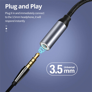 <span class=keywords><strong>Adaptateur</strong></span> pour écouteurs USB Type C vers 3.5 Jack USB-C 3 5mm Convertisseur de câble audio pour 15 15 Pro MAX Samsung Galaxy Xiaomi - Product Image 4