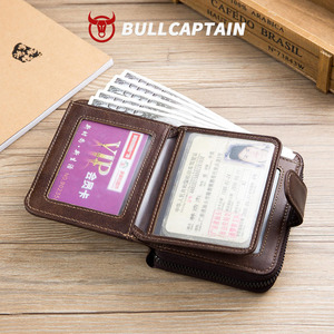 กระเป๋าผู้ชาย BULLCAPTAIN หนังแท้ กระเป๋าใส่บัตรธุรกิจผู้ชาย กระเป๋าใส่ใบขับขี่ กระเป๋าใส่บัตร กระเป๋าหนังชั้นดี - Product Image 3