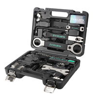 Kit d'Outils de Réparation de Vélo Professionnel 18-en-1, Clés à Chaîne, à Pédale et Allen, Outil Multifonction de Cyclisme