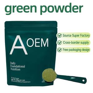 Suplemento en Polvo de Superalimentos Verdes Diarios, Bolsa de 360g con Multivitaminas y <span class=keywords><strong>Probióticos</strong></span> para el Bienestar - Product Image 4