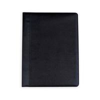Portefeuille de bureau d'affaires en cuir PU A4 personnalisé avec pochette de rangement reliure à sublimation papeterie