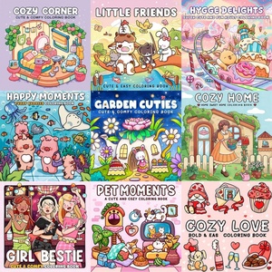 <span class=keywords><strong>Libro</strong></span> <span class=keywords><strong>de</strong></span> Colorear Simple y Relajante para Adolescentes, Diseño Bonito y Cómodo, para Aliviar <span class=keywords><strong>el</strong></span> Estrés - Product Image 3