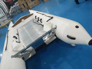 Oem ODM 430cm PVC hypalon hobie Catamaran thuyền buồm Inflatable Catamaran thuyền với Sàn Nhôm - Product Image 2