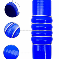 Tuyau flexible haute pression pour radiateur, renforcé de fil d'acier, flexible en silicone ondulé, pour la découpe