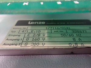 Evd471e - Lentes Evd471-e.1d Controlador de Velocidad de CA de 220 V - Product Image 3