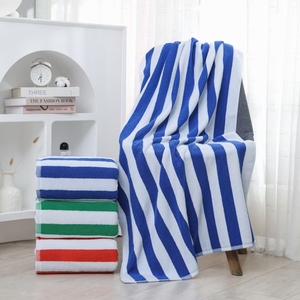 <span class=keywords><strong>Serviette</strong></span> de plage en coton doux de haute qualité avec bande absorbante et impression de logo personnalisée - Product Image 2