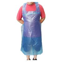Tablier jetable imperméable en polyéthylène HDPE LDPE pour adultes